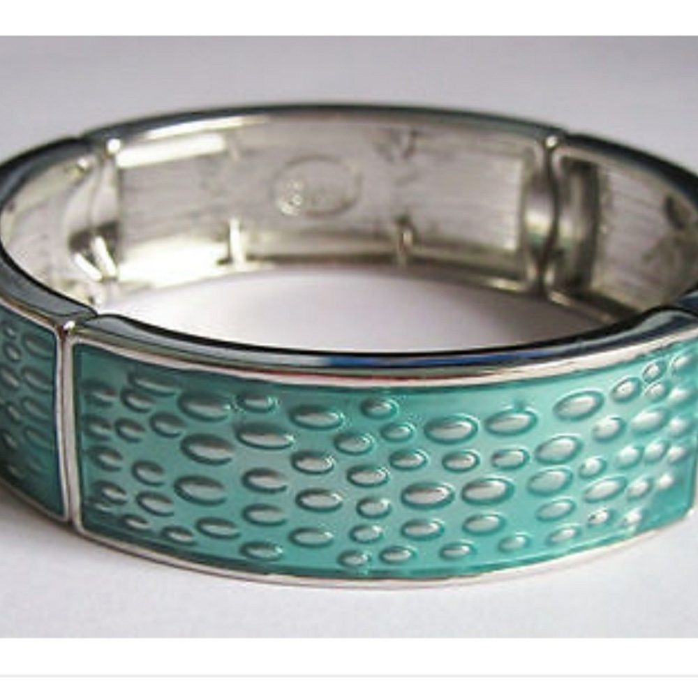 Lia Sophia Teal Enamel Braclet
